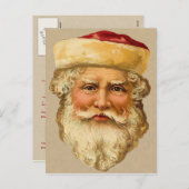 Victoriaans kerstBriefkaart Feestdagenkaart (Voorkant / Achterkant)