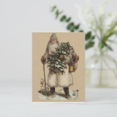 Victoriaans kerstBriefkaart Feestdagenkaart (Staand voorkant)