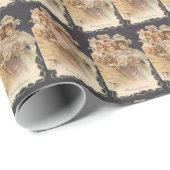 Victoriaans kerstcadeaupapier voor dames en heren cadeaupapier (Rol Hoek)