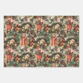  Victoriaans kerstcadeautjes Inpakpapier Vel (Voorkant 3)