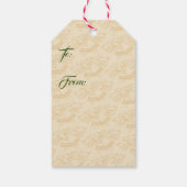 Victoriaans kerstcadeautjes Labels Cadeaulabel (Achterkant)