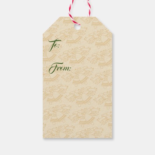 Victoriaans kerstcadeautjes Labels Cadeaulabel (Achterkant)