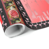 Victoriaans kerstcadeautjes voor kerstmis cadeaupapier (Rol Hoek)