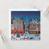 Victoriaans kerstdorp Kaart (Voorkant / Achterkant in situ)