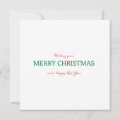 Victoriaans kerstdorp Kaart (Achterkant)