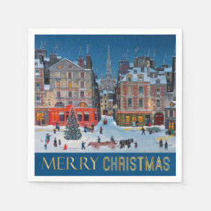 Victoriaans kerstdorp Servet