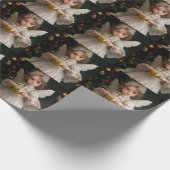  Victoriaans kerstengel Cadeaupapier (Hoek)