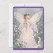  Victoriaans kerstengel Feestdagenkaart (Voorkant)