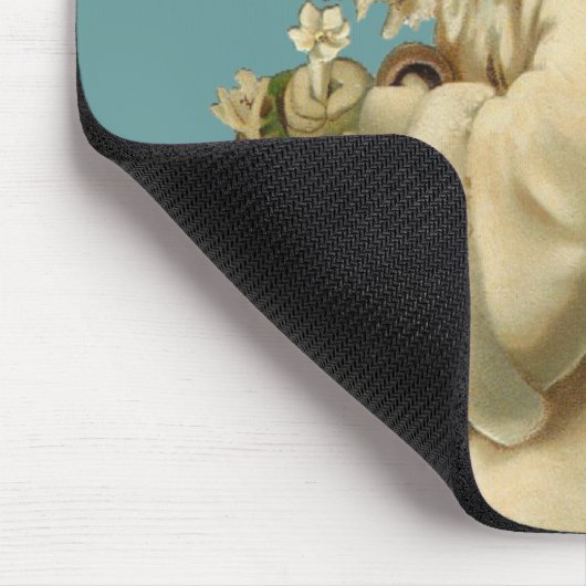 Victoriaans kerstengel Girl Muismat (Hoek)