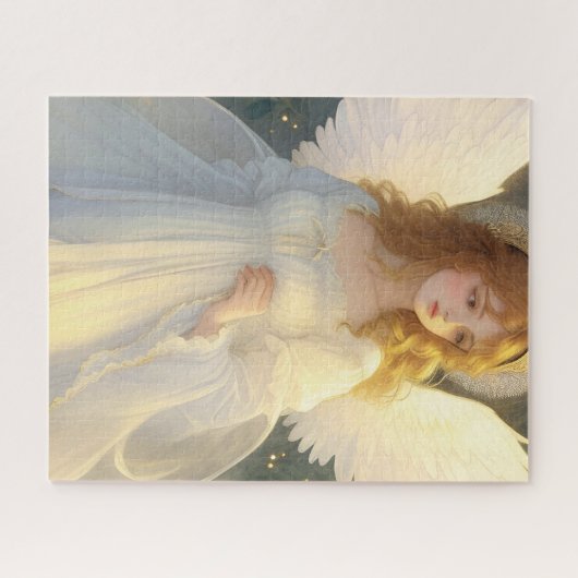  Victoriaans kerstengel Legpuzzel (Horizontaal)