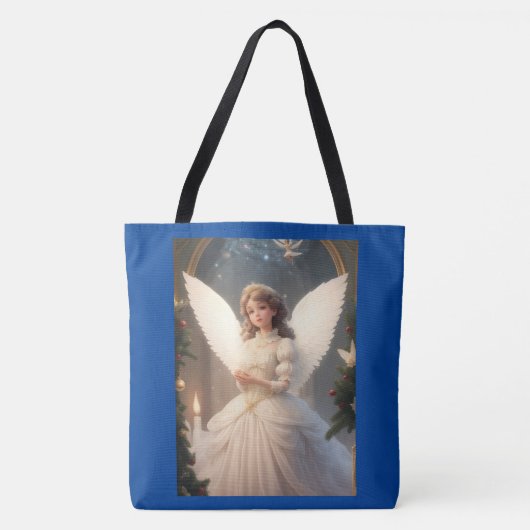  Victoriaans kerstengel Tote Bag (Voorkant)