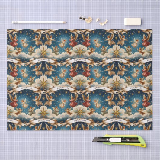 Victoriaans kerstengelen Tissuepapier (Craft)