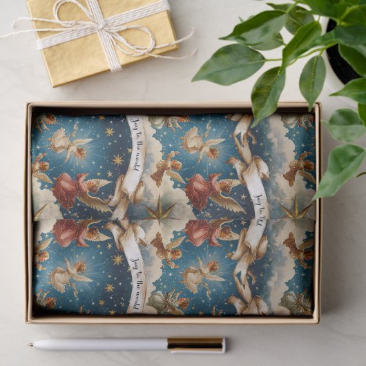  Victoriaans kerstengelen Tissuepapier (Geschenk)