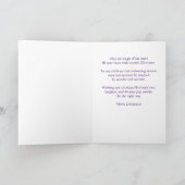 Victoriaans Kerstfee Persoonlijke tekst Kaart (Binnen)