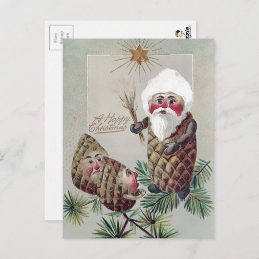  Victoriaans kerstfeest Briefkaart (Voorkant / Achterkant)