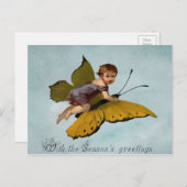  Victoriaans kerstfeest Briefkaart (Voorkant / Achterkant)