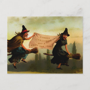 Victoriaans kerstfeest Briefkaart