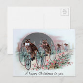 Victoriaans kerstfeest Briefkaart (Voorkant / Achterkant)