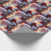  Victoriaans kerstfeest Cadeaupapier (Hoek)