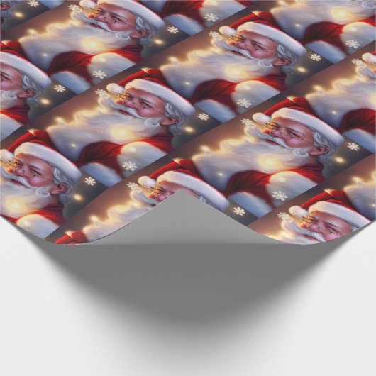  Victoriaans kerstfeest Cadeaupapier (Hoek)