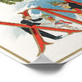  Victoriaans kerstfeest, een feest voor vrolijke f Poster (Hoek)