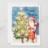  Victoriaans kerstfeest Kaart (Voorkant)