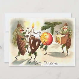  Victoriaans kerstfeest Kaart