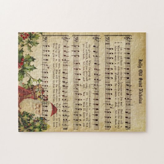  Victoriaans kerstfeest Legpuzzel (Horizontaal)