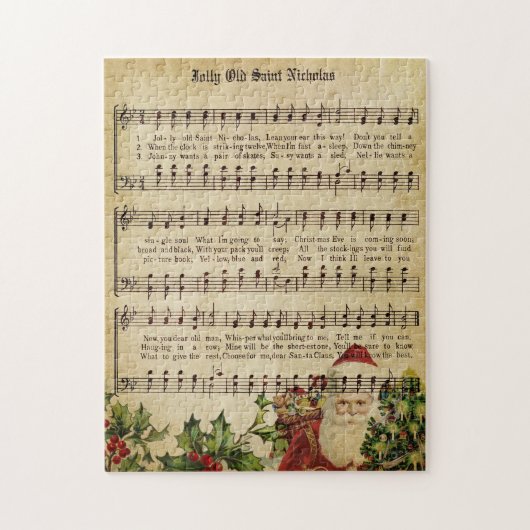  Victoriaans kerstfeest Legpuzzel (Verticaal)