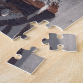 Victoriaans kerstfeest met winterfeest legpuzzel (Zijkant)