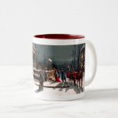 Victoriaans kerstfeest Mok (Voorkant rechts)