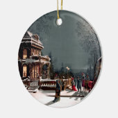 Victoriaans kerstfeest Ornament (Links)