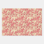 Victoriaans Kerstfeest & Rijke Montage Inpakpapier Vel (Voorkant 2)