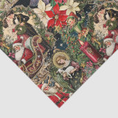  Victoriaans Kerstfeest & Rijke Montage Tissuepapier (Detail)