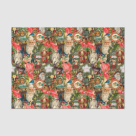 Victoriaans kerstfeest tissuepapier