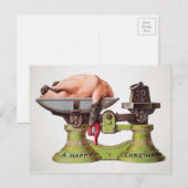  Victoriaans Kerstfeest Turkije Briefkaart (Voorkant / Achterkant)