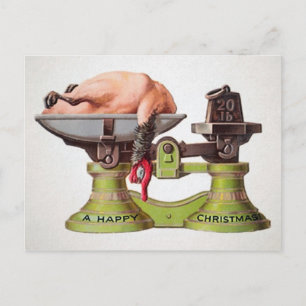  Victoriaans Kerstfeest Turkije Briefkaart