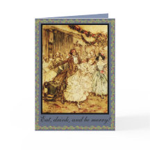  Victoriaans kerstfeest Uitnodigen