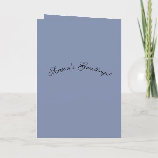 Victoriaans kerstfeest Uitnodigen (Achterkant)