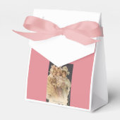 Victoriaans kerstfeestdag bedankdoosjes (Voorkant Zijde)