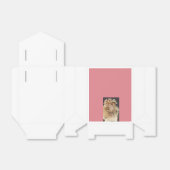 Victoriaans  kerstfeestdag bedankdoosjes (Uitgevouwen)