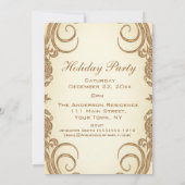  Victoriaans kerstfeestdag Kaart (Achterkant)