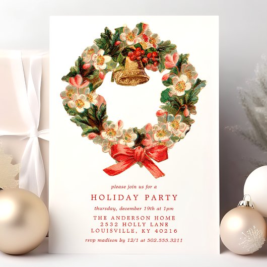  Victoriaans kerstfeestdag Kaart