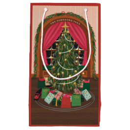 Victoriaans kerstfeestdag klein cadeauzakje