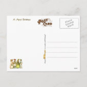  Victoriaans kerstgroet van kinderen Feestdagenkaart (Achterkant)