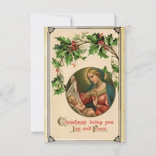  Victoriaans kerstkaart (Voorkant)