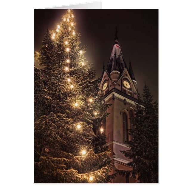 Victoriaans kerstkaart (Voorkant)