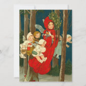 Victoriaans kerstkaart (Voorkant)