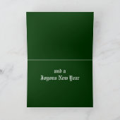 Victoriaans kerstkaart Fancy Feestdagen Kaart (Binnen)