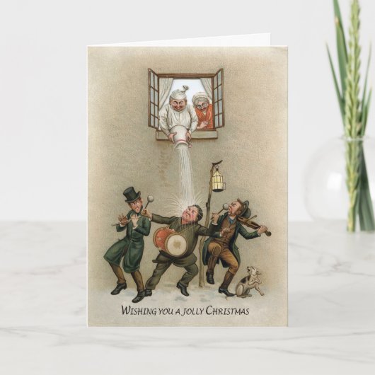  Victoriaans kerstkaart Feestdagen Kaart (Voorkant)